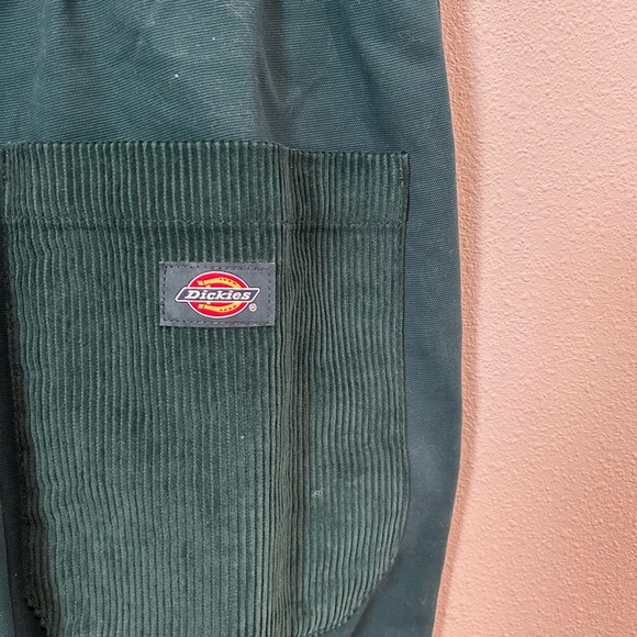 Dickies forest green reworked corduroy accent coveralls XS - Picture 5 of 5